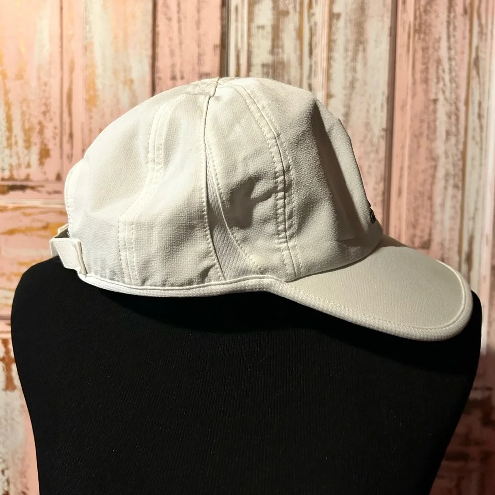 adidas White and Black Logo Hat